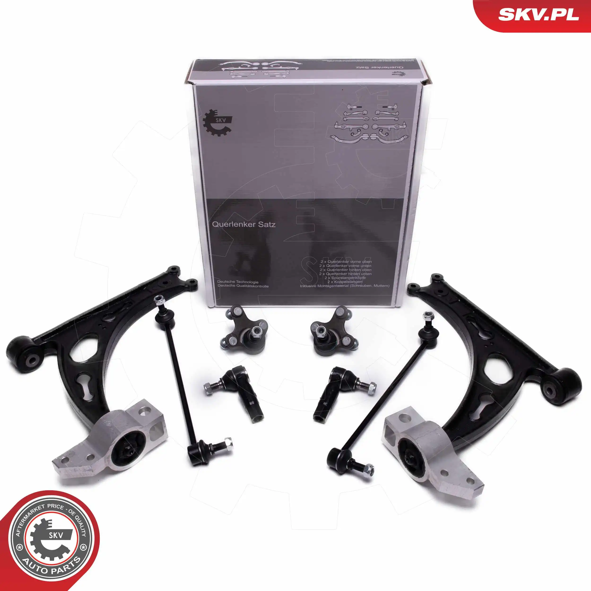 Control/Trailing Arm Kit, wheel suspension